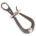 Stainless steel AISI 316 sliding shackle, WLL 300 kg, 150x50 mm, eye 12 mm