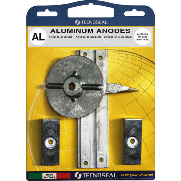 Alu anode kit til mercury f30-f40-f60