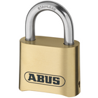 Abus kode hængelås messing med RF bøjle 50mm