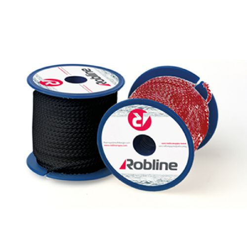Shock Cord ass. sort/hvid-rød 3 mm   Minispole à 15 m   1511