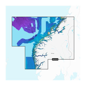 Norge, Sognefjord til Svefjorden – søkort