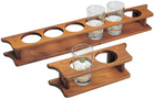 Roca Glashalter Teakholz 4 Gläser 43x9x9cm
