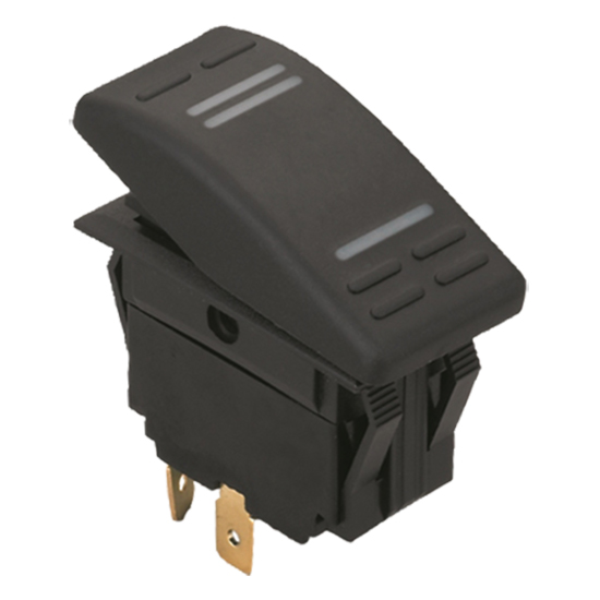 Switch 4 poles with led on - off 12v max 15a