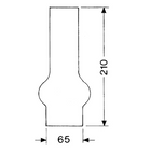 DHR Lamp Glass 20 x 210mm