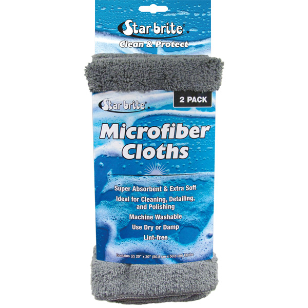 Star Brite microfiber kludesæt 2stk 50 x 50cm