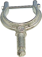 Åregaffel med bolt 2 " aluminium