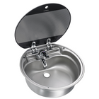 Dometic SNG 420 Rundspüle mit Glasdeckel, Ø42cm