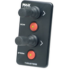 Max Power Joystick 12/24 V doppelt schwarz