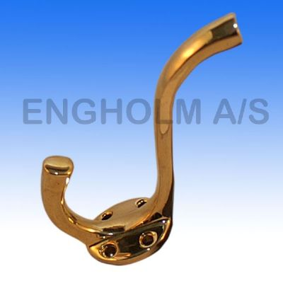 Coat hook Brass 130 mm