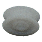 Blockscheibe Nylon 20mm x 10mm Welle 4mm 6mm