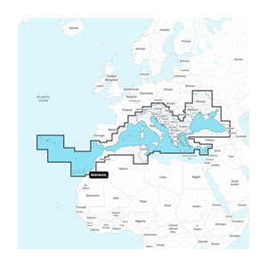 Middelhavet og Sortehavet – søkort