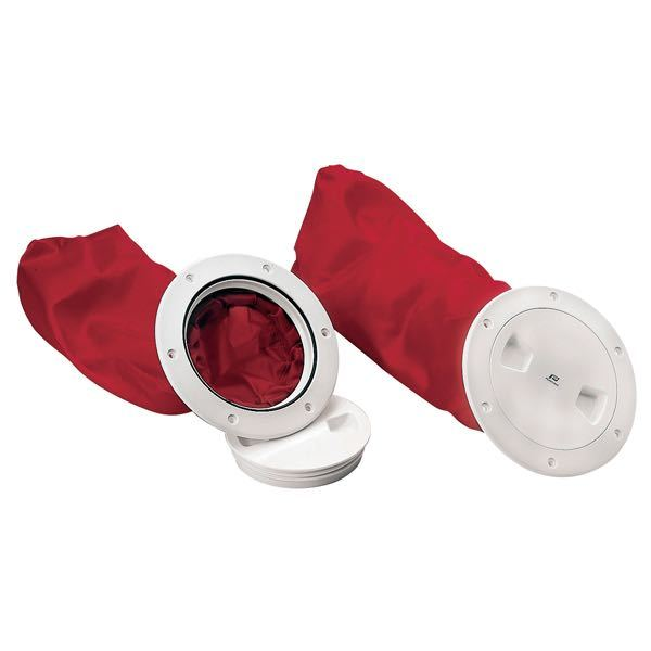 Inspection hatch 150mm white with bag