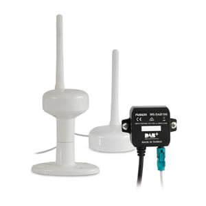 Fusion® DAB+-modul med strømforsynet antenne