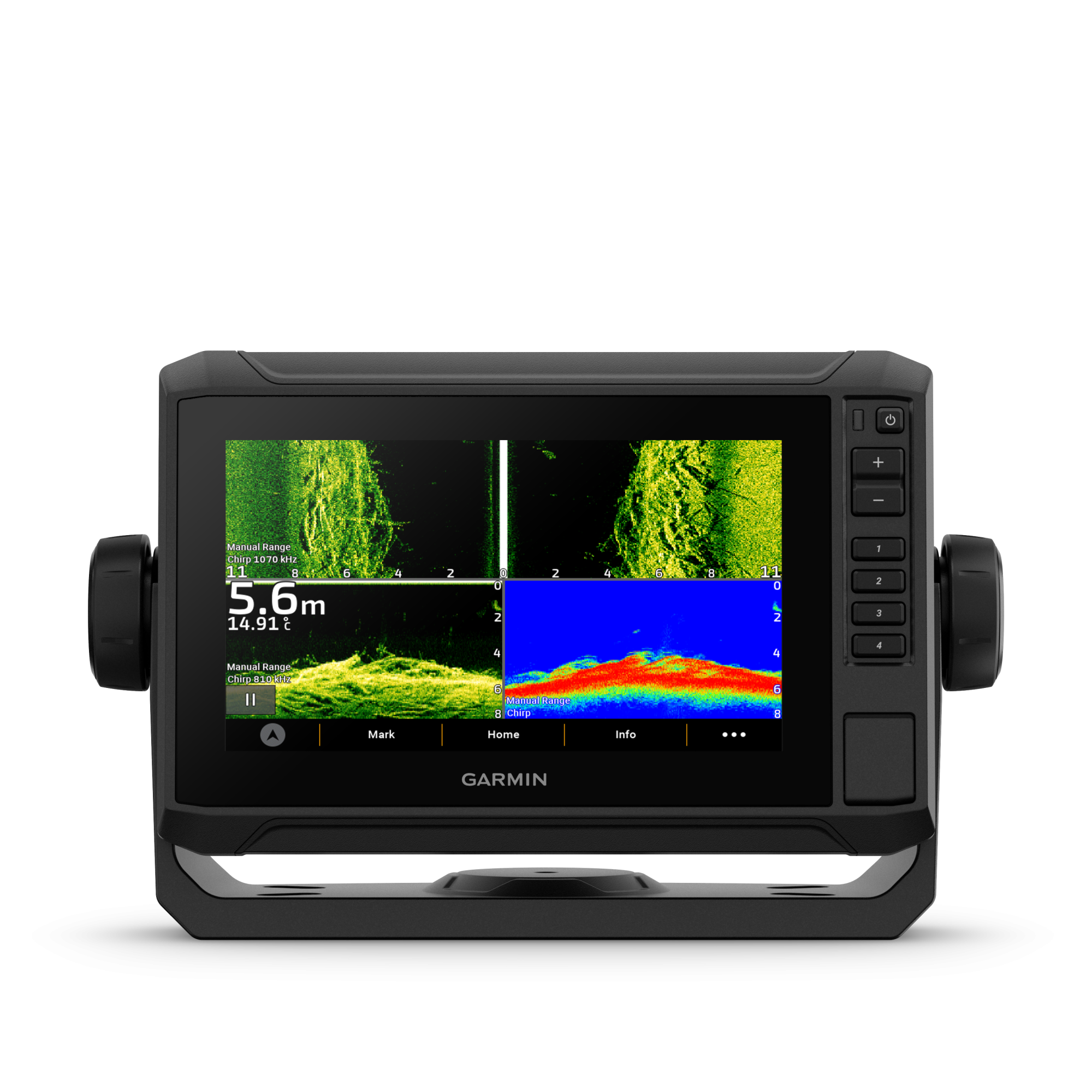 Garmin ECHOMAP™ UHD2 7" kortplottere, 72sv med GT54UHD-TM Transducer