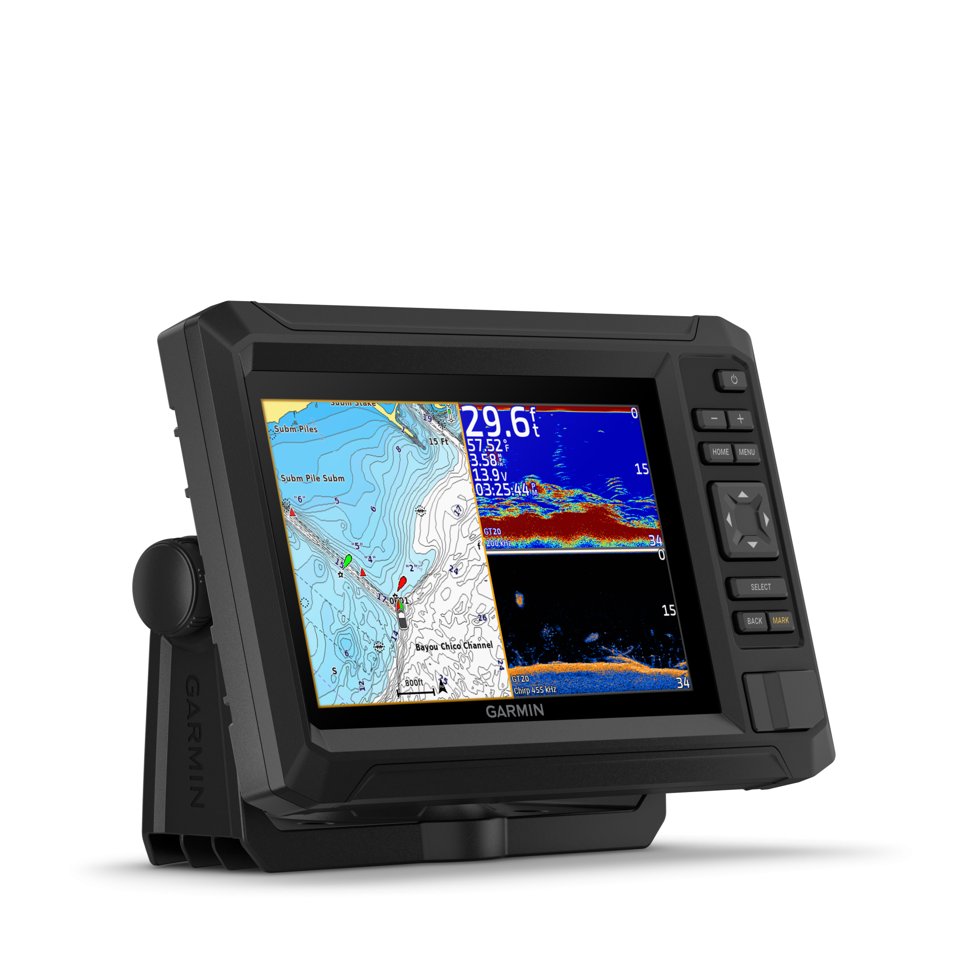 Garmin ECHOMAP™ UHD2 72cv, Uden transducer