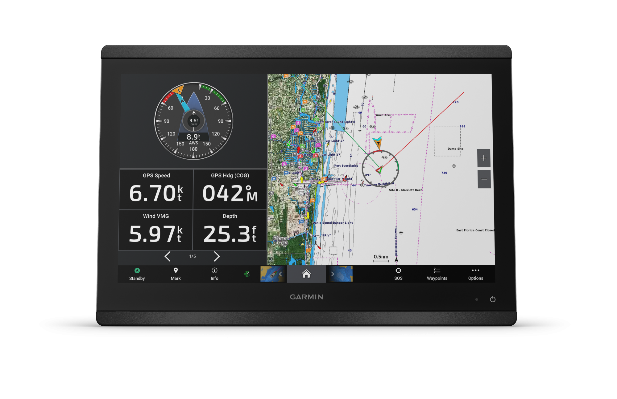 Garmin GPSMAP® 8416xsv kortplotter