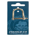 Edelstahl-Schäkel D AISI 316, Bolzen Ø 6 mm, Bruchlast 1700 kg