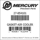 Mercury Marine luftkølerpakning – 27-854101
