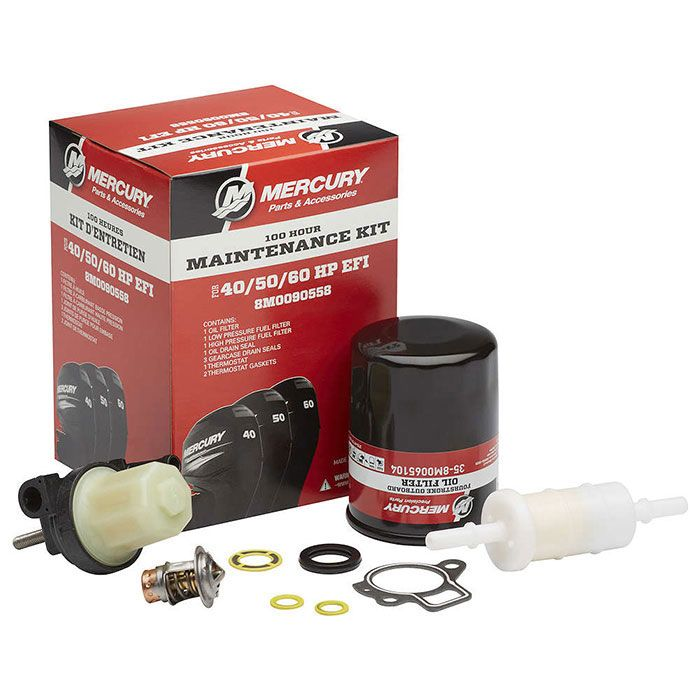 Mercury 100 timers servicekit til 40/50/60 HK