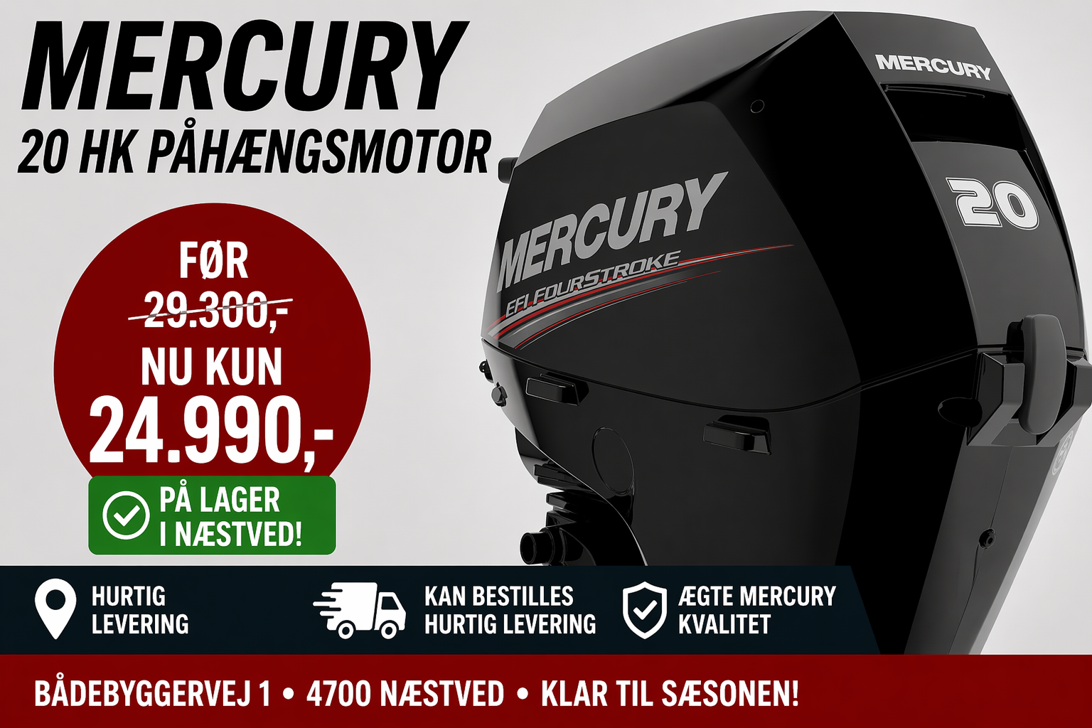 Mercury F 20 ELH EFI
