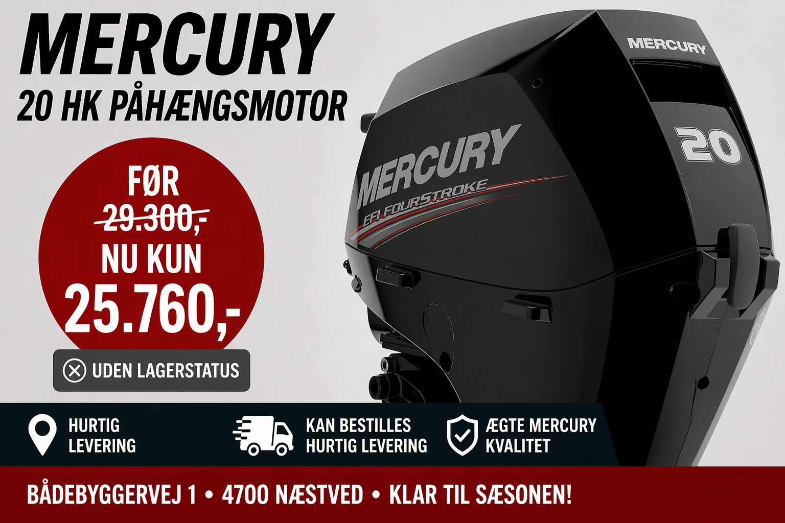 Mercury F 20 EH EFI