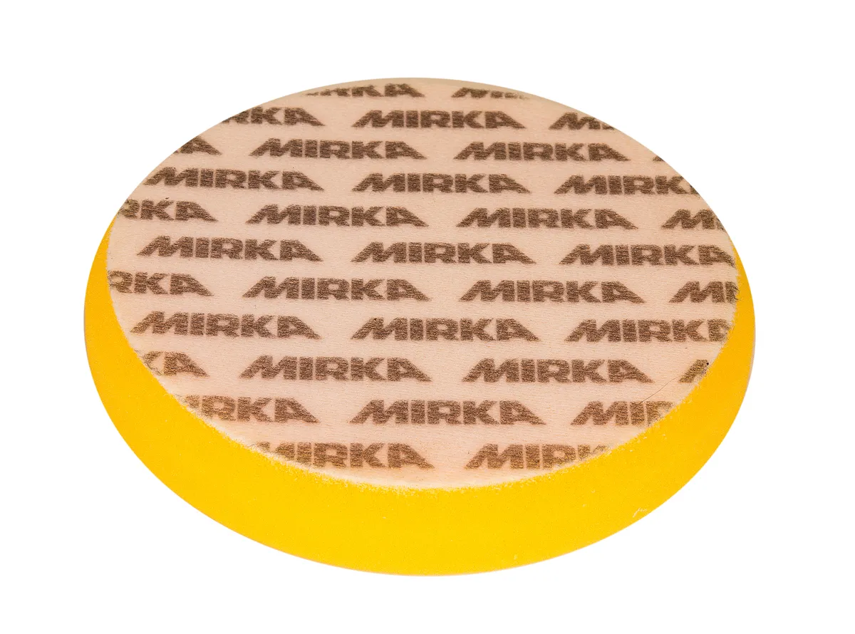 Mirka Polersvamp 150x25mm Gul glat, 2/pk.