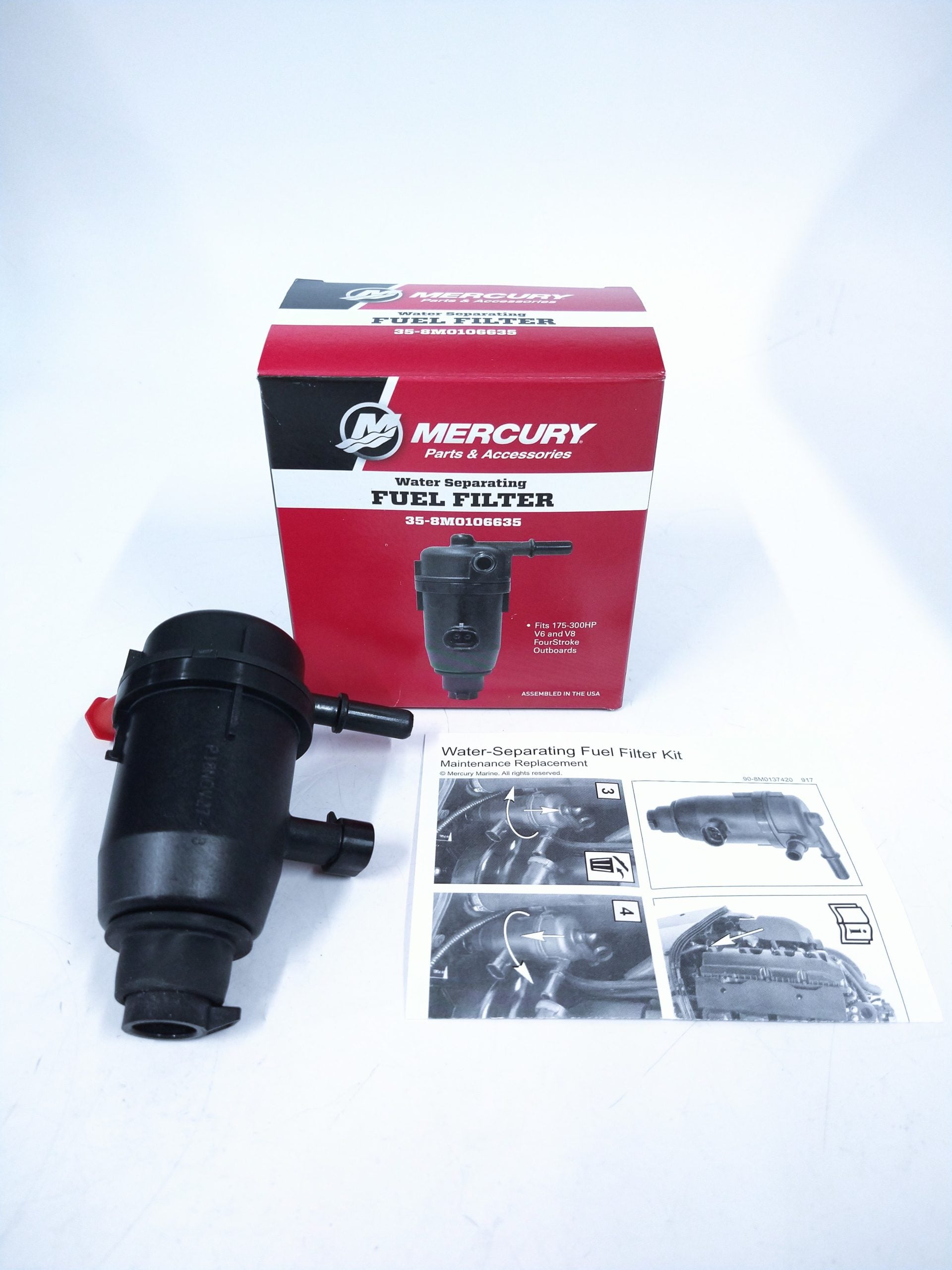 Mercury Marine vandudskillende 10-mikron brændstoffilter 35-8M0106635