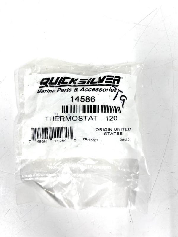 Quicksilver 14586 termostat 120 °F til Mercury og Mariner påhængsmotorer