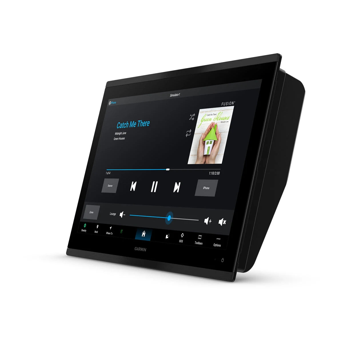 Garmin GPSMAP 9017 med globalt baggrundskort