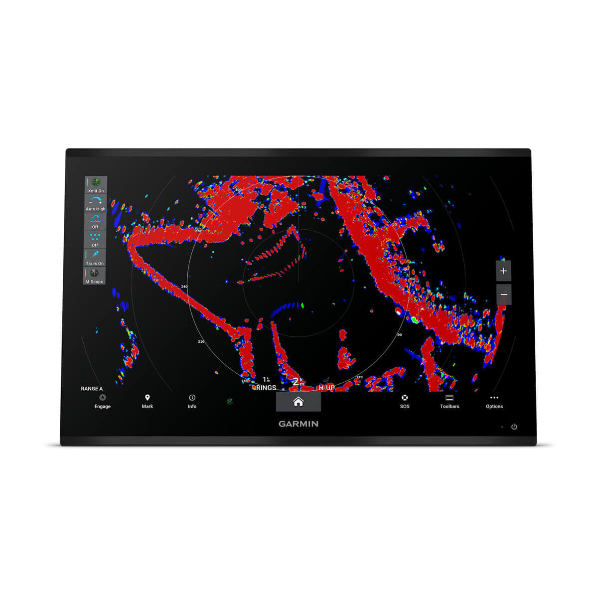 Garmin GPSMAP 9024 med globalt baggrundskort