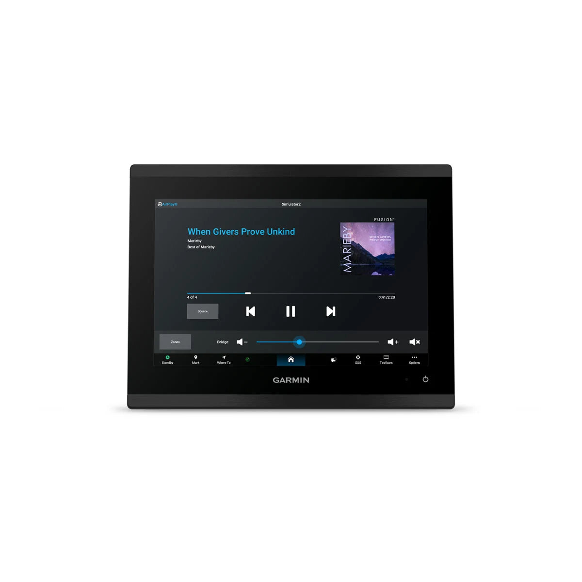 Garmin GPSMAP® 9010 med globalt baggrundskort