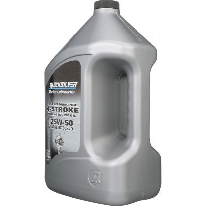 Quicksilver 25W-50 syntetisk blandet marine motorolie 4 L