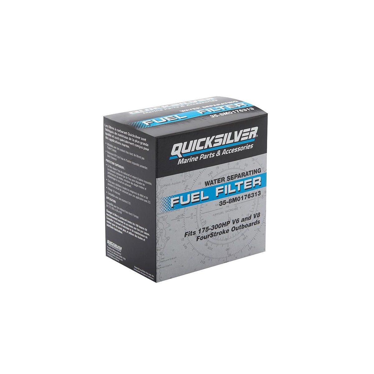 Quicksilver vandudskillende brændstoffilter 35-8M0176313