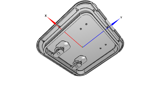 Planmonteret FLUSH CE-inspektionsluge 375 × 375 mm – sort