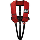 Seapro Professional Rettungsweste 300N mit Gurt, Rot