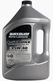 Quicksilver/Mercury 25W-40 SYNTH ENGINE OIL - P/N: 92-858084QE1