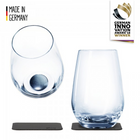 Silwy Magnet Crystal Glass Longdrink 400 ml – 4 dele