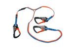 Spinlock letvægts livline 3 hager, 2 m elastik, DW-STR/03/C