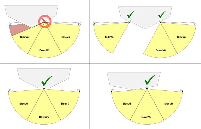 Garmin GT51M-TH gennemskrogstransducer (CHIRP + ClearVü + SideVü)