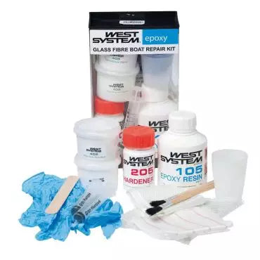 West System Glasfiber Boat Repair kit. 300 gr epoxy