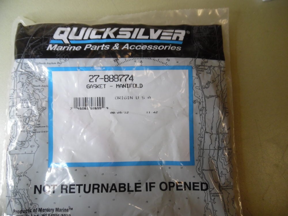 Quicksilver indsugningsmanifoldpakning 27-888774 til MerCruiser 4.3L MPI